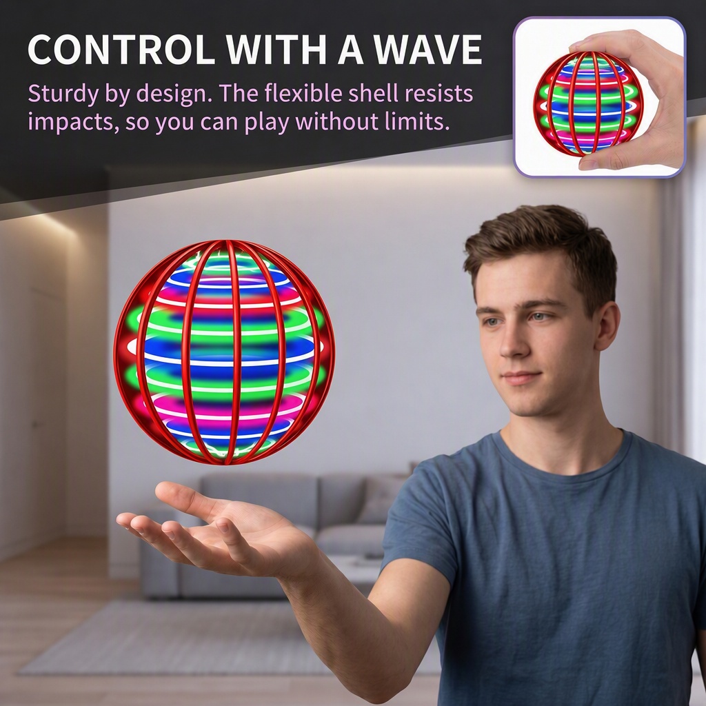 Magic Hand Control Flying Ball - Drone Kit Tricopter 评论和价格