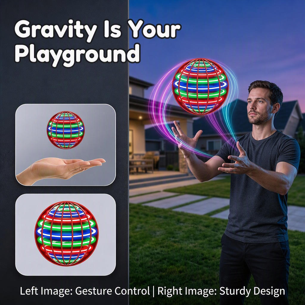Magic Hand Control Flying Ball - Drone Kit Tricopter 评论和价格